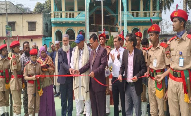 গফরগাঁও সরকারি কলেজে নবীন বরণ ও পিঠা উৎসব