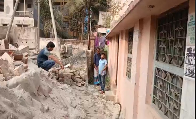 ময়মনসিংহে ভবনের দেয়াল ধসে বৃদ্ধার মৃত্যু