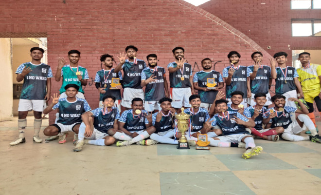 ত্রিশাল পৌর গোল্ডকাপ ফুটবল টুর্নামেন্টের চ্যাম্পিয়ন ৪ নং ওয়ার্ড